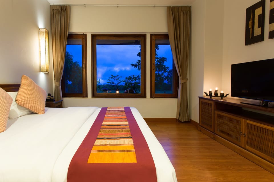 Deluxe Double Room | Premium bedding, minibar, in-room safe, blackout drapes
