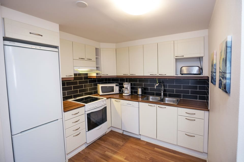Apartment, 1 Bedroom, Sauna | Private kitchen | Shared fridge, microwave