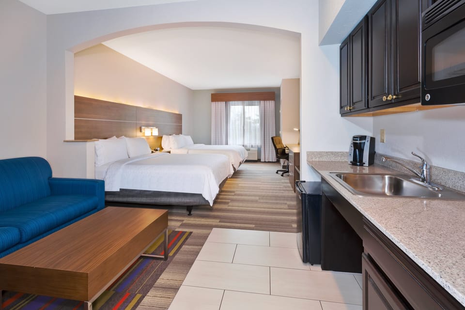 Suite, 2 Queen Beds, Accessible (Mobil Access Tub) | In-room safe, desk, blackout drapes, iron/ironing board