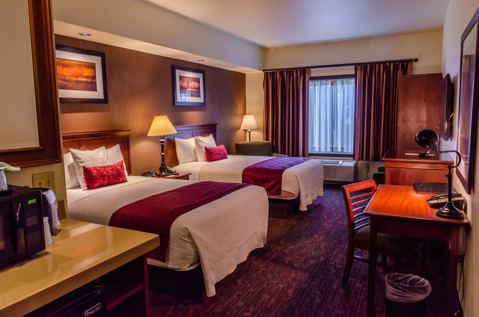 Deluxe Room, 2 Queen Beds | Premium bedding, pillowtop beds, desk, laptop workspace