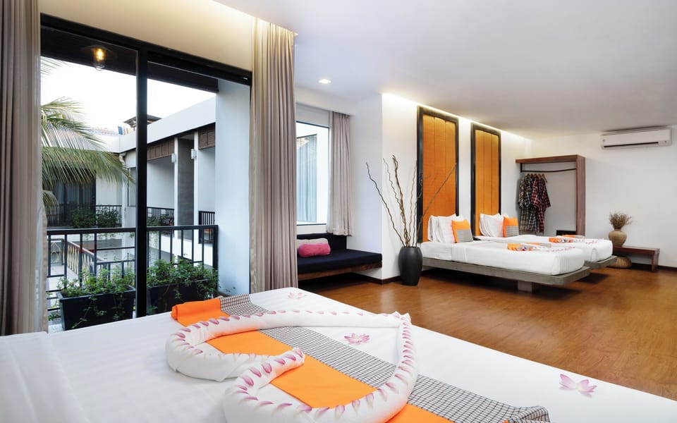Family Suite, Balcony, Pool View (Free Bus Station Pick Up) | 1 bedroom, down comforters, minibar, in-room safe