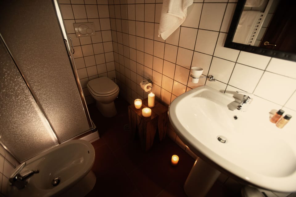 Economy Double Room | Bathroom | Shower, free toiletries, hair dryer, towels