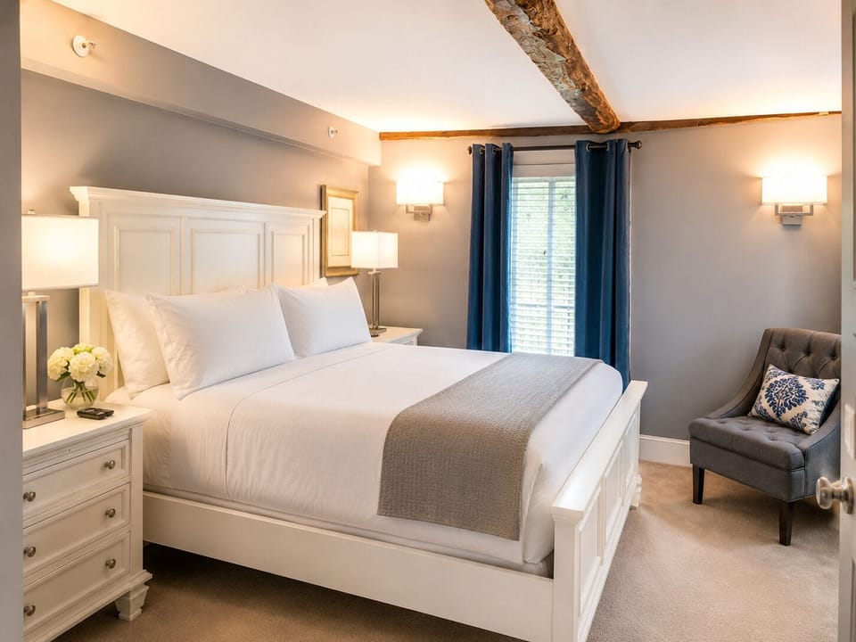 Deluxe Suite, 1 King Bed | Iron/ironing board (on request), individually decorated, bed sheets