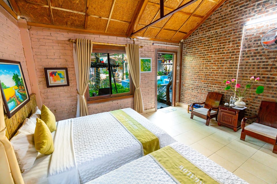 Family Bungalow, Multiple Beds, Balcony, Garden View | Minibar, desk, laptop workspace, blackout drapes