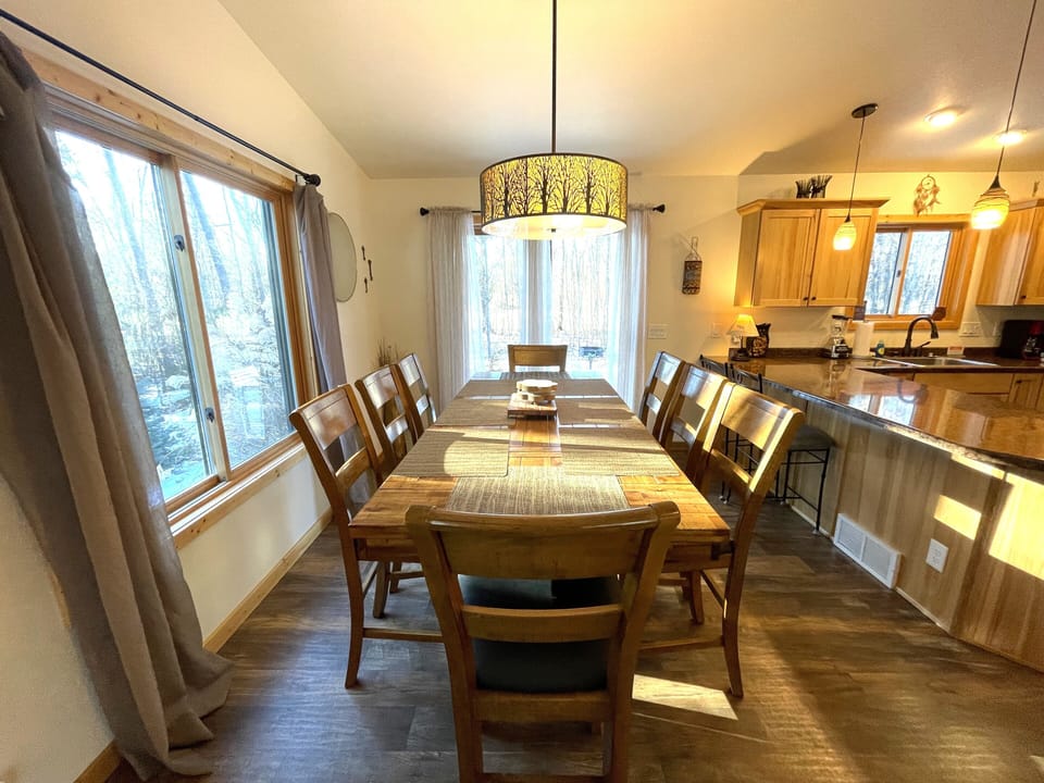 Dining Area with Table and Seating