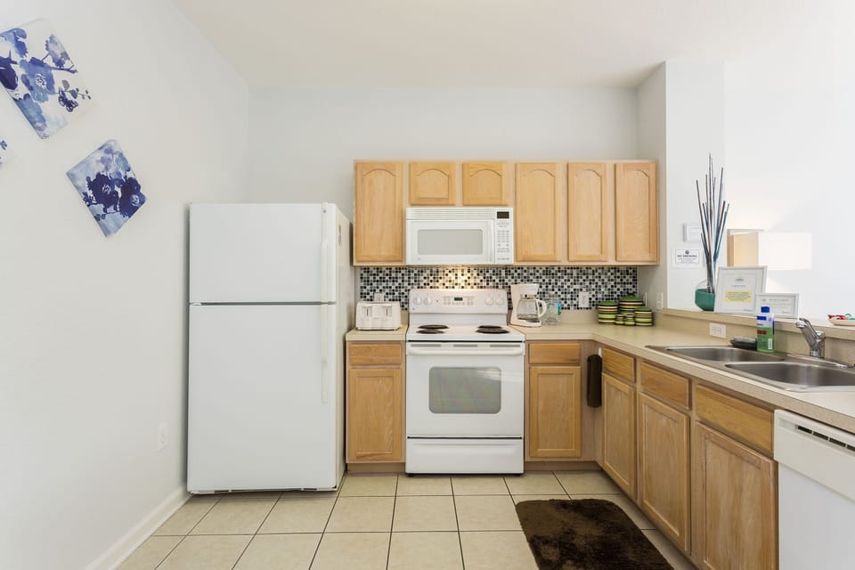 The updated kitchen has everything your family will need for delicious meals