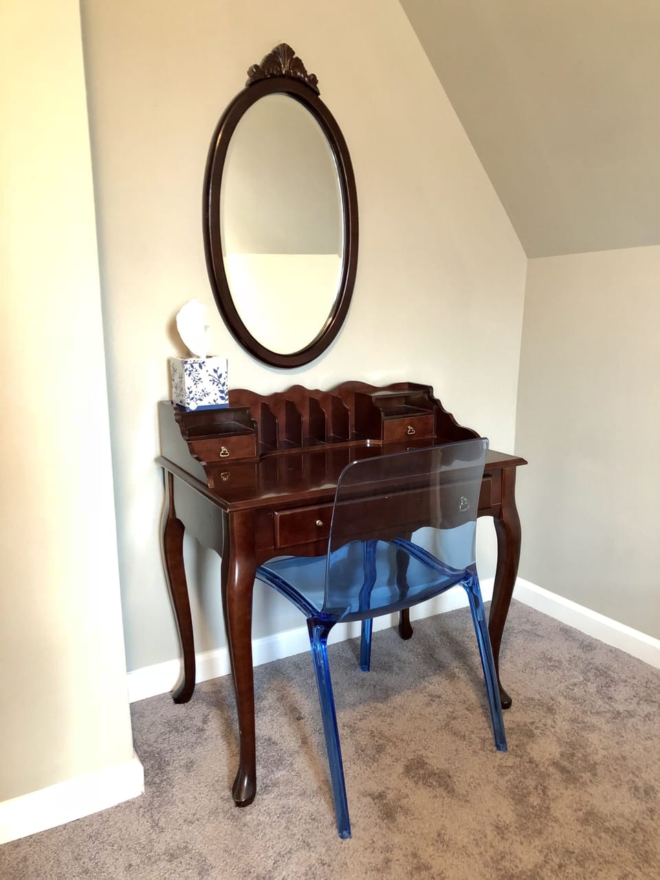 (In upstairs BR) Get a little work done or get ready for a night out!