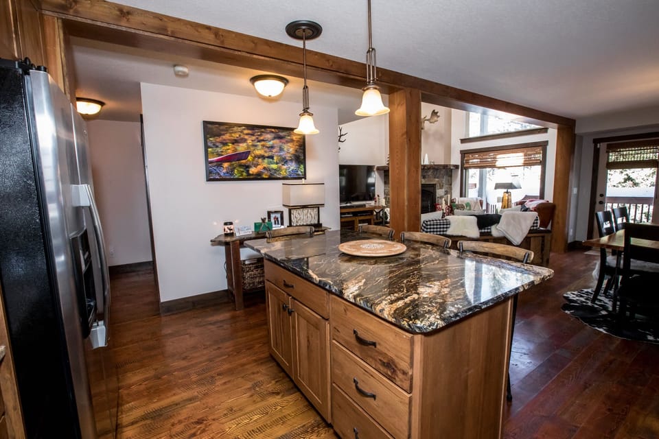 Taking in the great room from your kitchen.