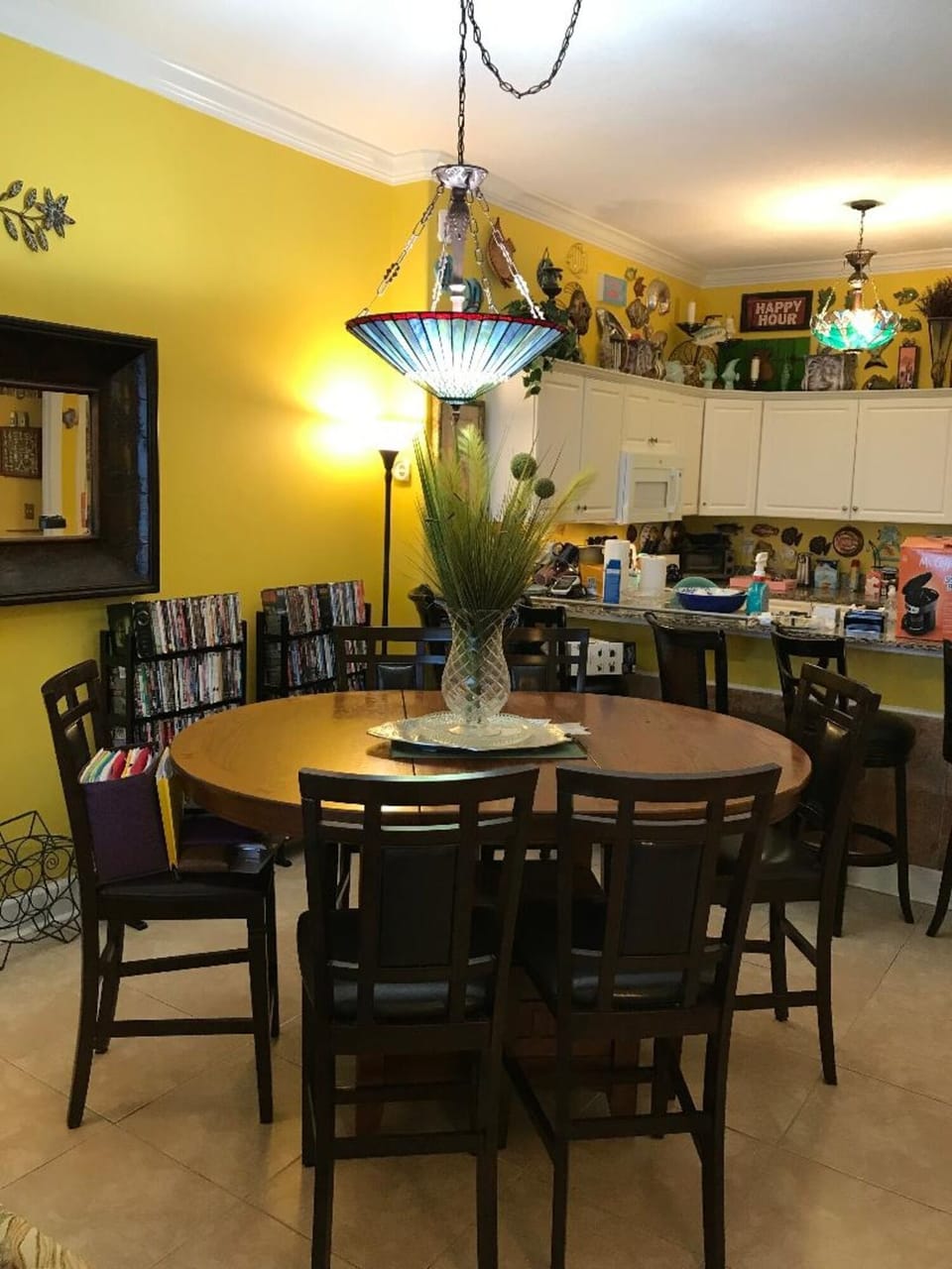 Dining Room Table. Seats six (6).
