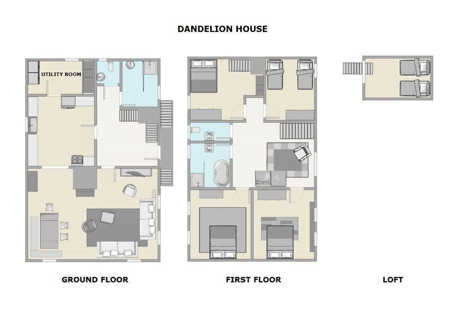 Dandelion House - floor plan