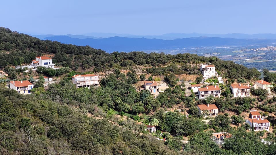 View to the property after a short hike up the mountain