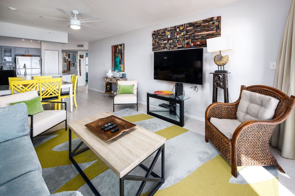 Living Room - Comfortably furnished in a distinctively upscale style that makes a big statement!