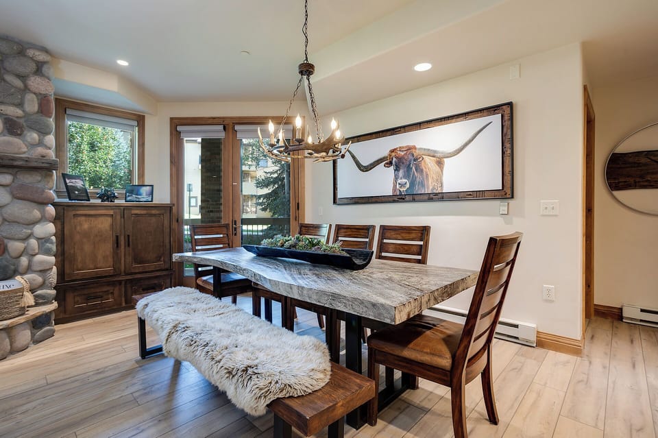 Gather around this stunning live-edge dining table where rustic charm meets modern comfort, perfect for memorable meals together.