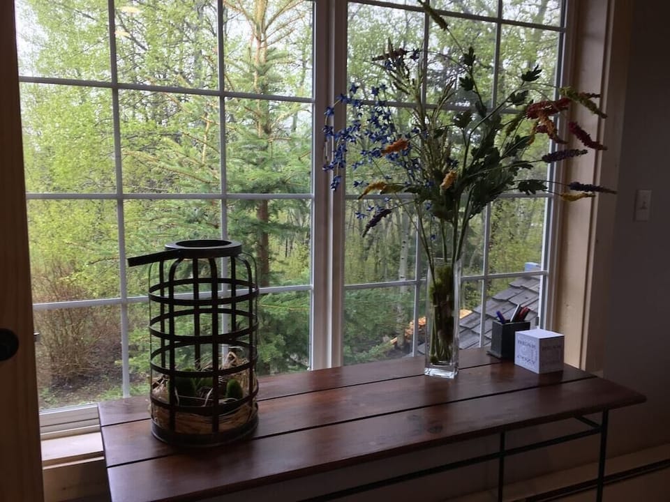 Contemporary home decor throughout