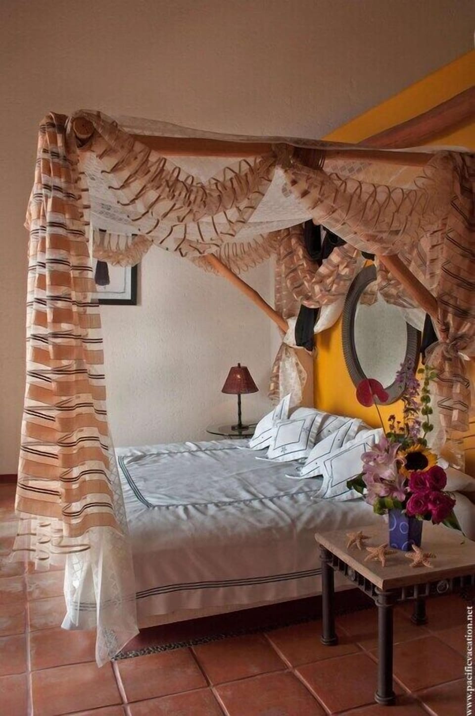 Bedroom with ensuite bath and private sun deck