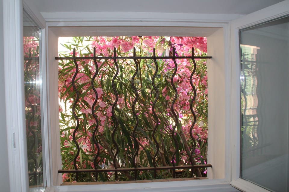 Second bedroom window onto Rue du Bas Castelet 