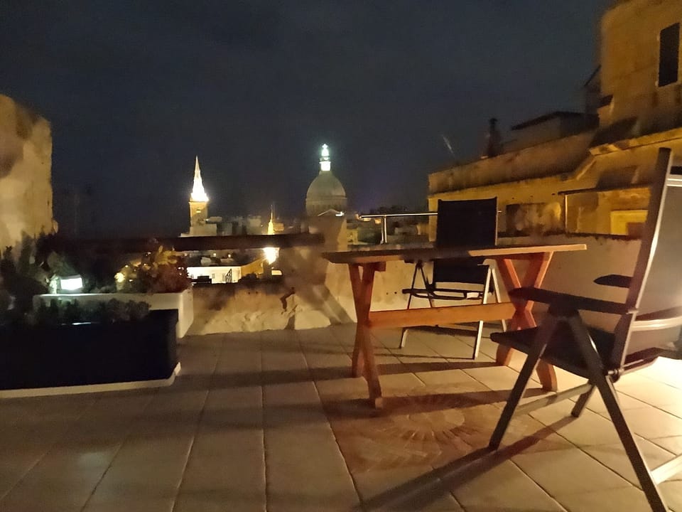 Valletta at night