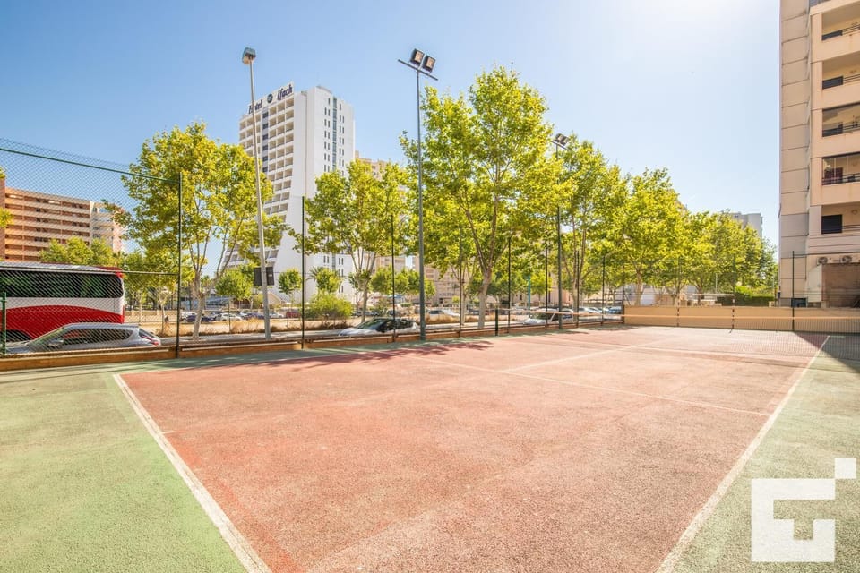 Private tennis court