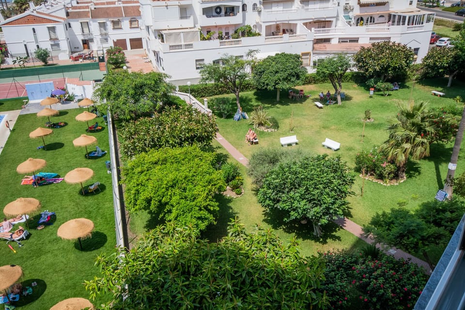 Enjoy the community pool of this apartment in Algarrobo