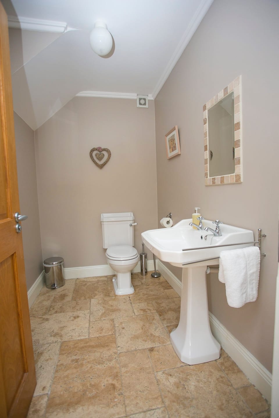Downstairs toilet at Decoy Country Cottages