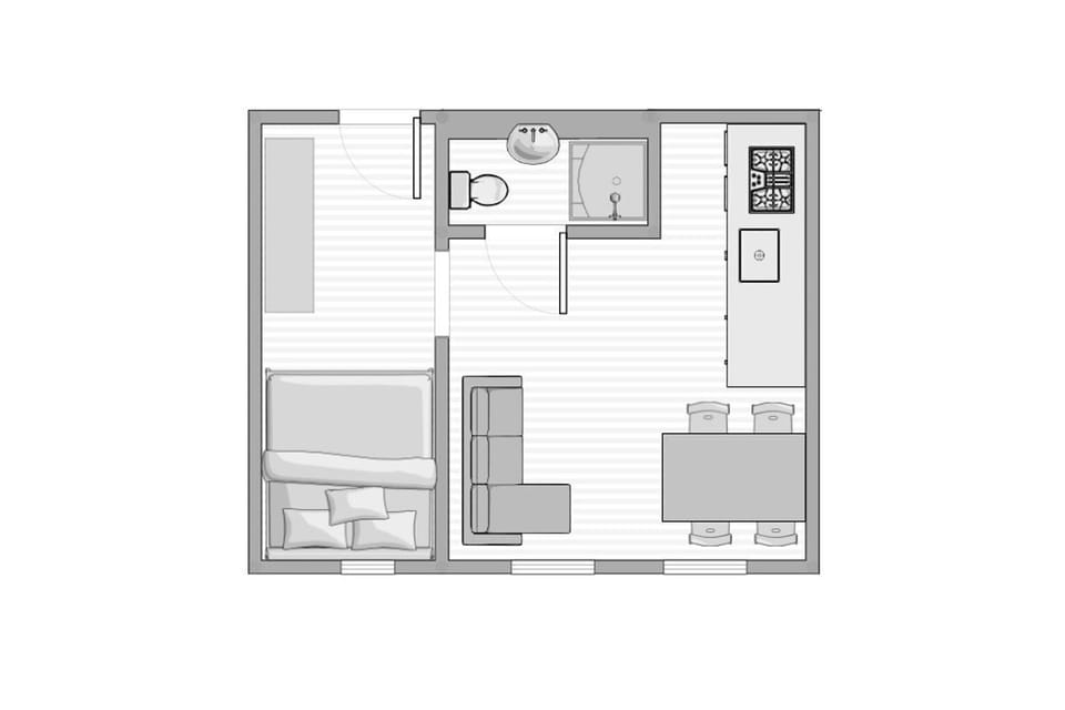 Apartment Barrio Alto - floor plan