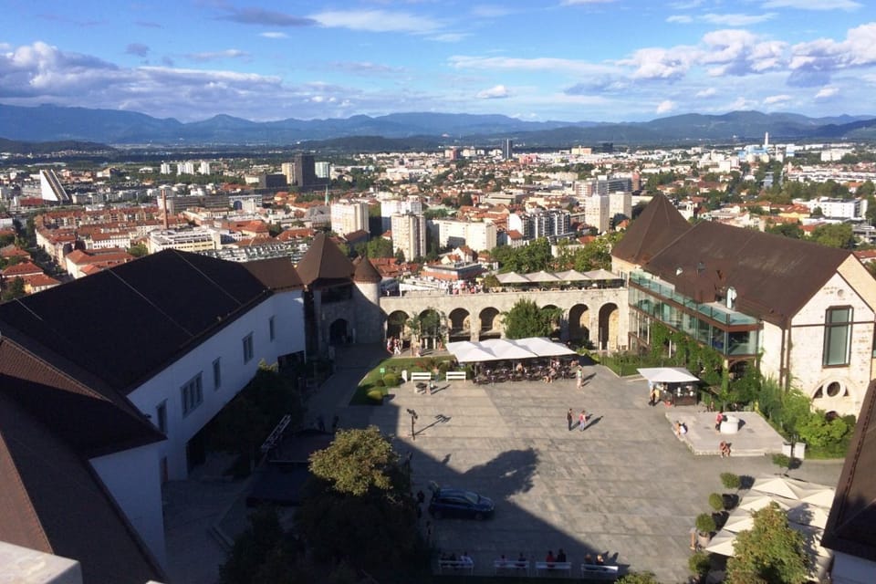Apartment Barrio Alto - view from the Tower in Ljubljana Castle