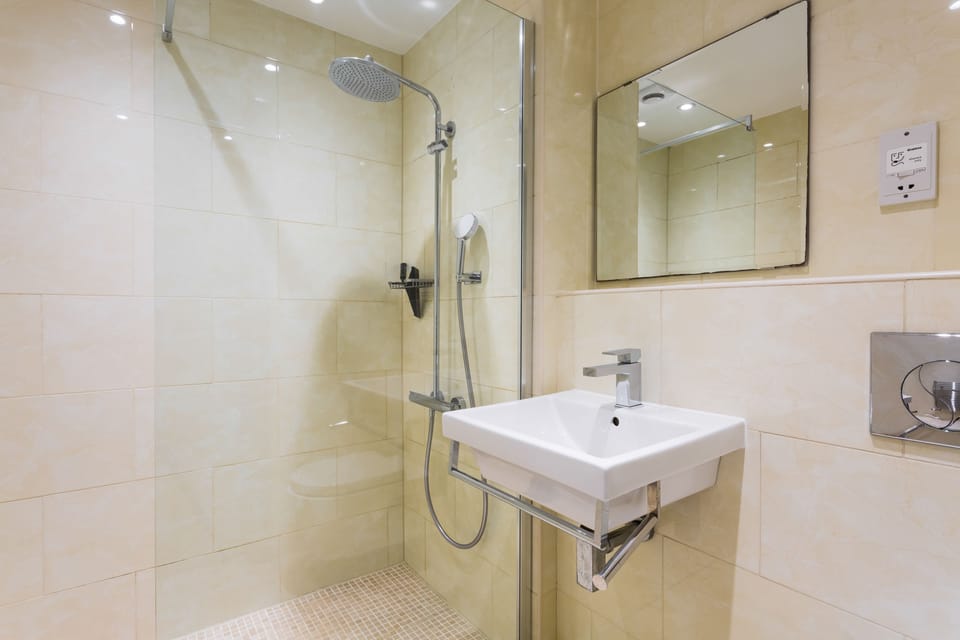 Ground floor shower room with a walk-in shower