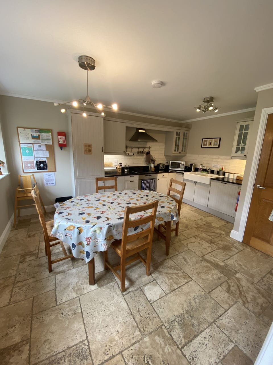 Kitchen Dining Room in The Coach House at Decoy Country Cottages