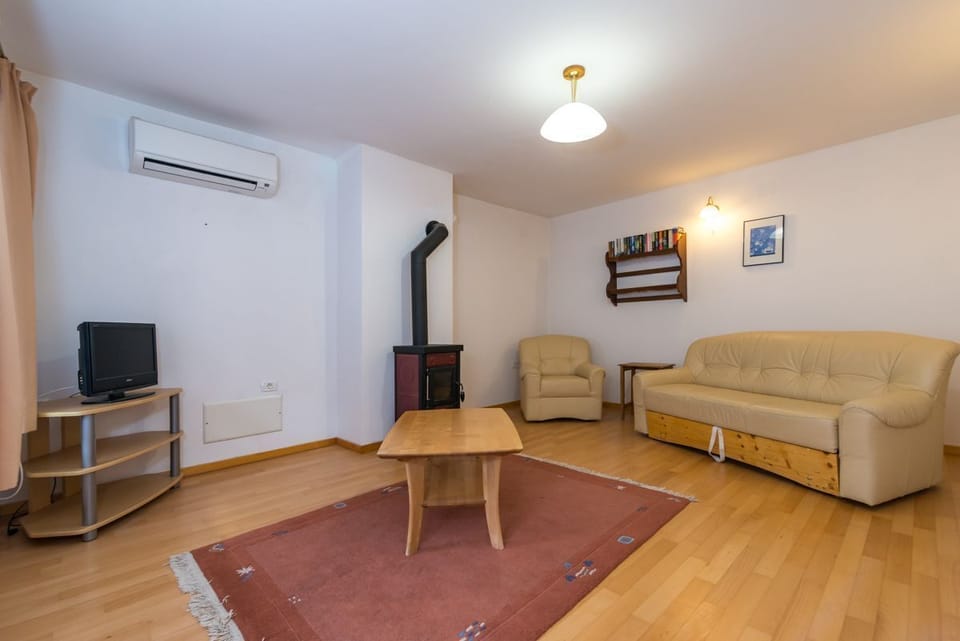 Koritnica Apartments - Dolina - living room (double sofa bed)