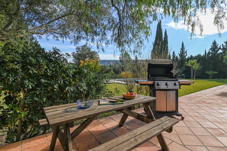 Outdoor dining area