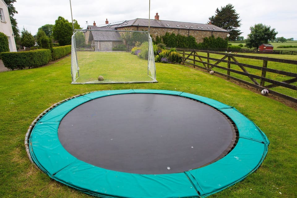 Trampoline at Decoy Country Cottages