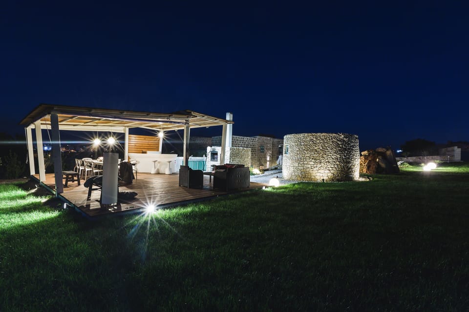 Outside dining area. 