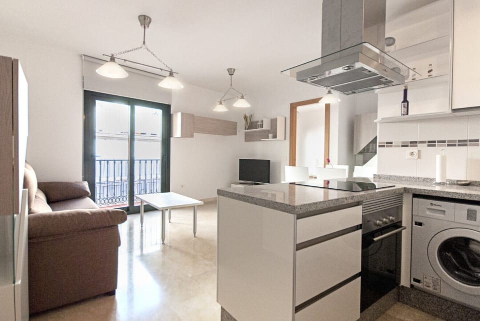 Enjoy the living room of this apartment in Fuengirola