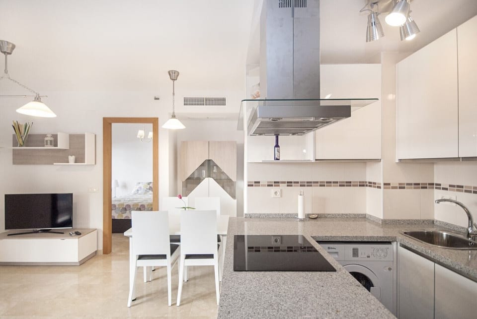 Enjoy the living room of this apartment in Fuengirola