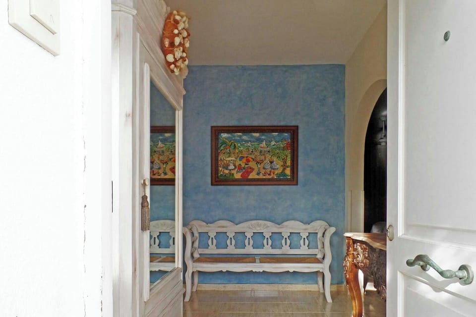 The entrance of the holiday home.