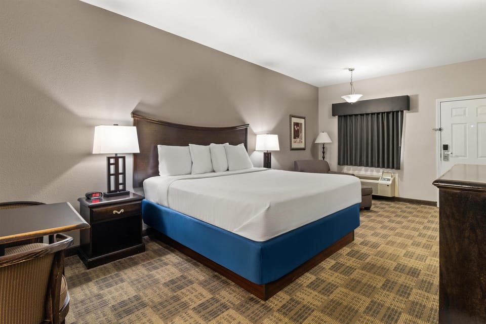 Blackout drapes, iron/ironing board, free WiFi, bed sheets