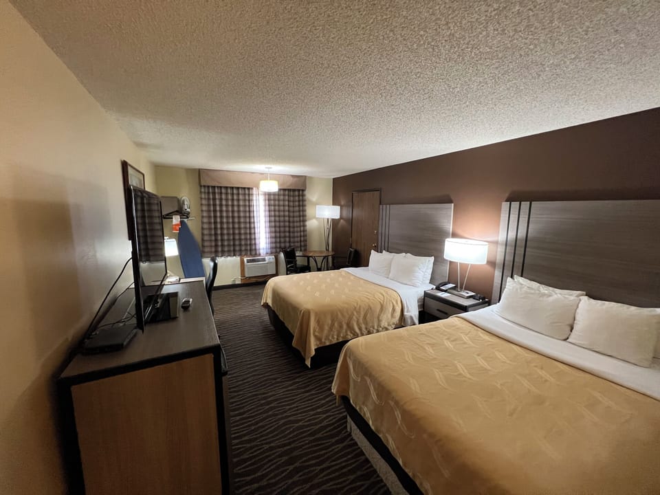 Room, 2 Queen Beds, Accessible, Non Smoking | Minibar, blackout drapes, iron/ironing board, free WiFi
