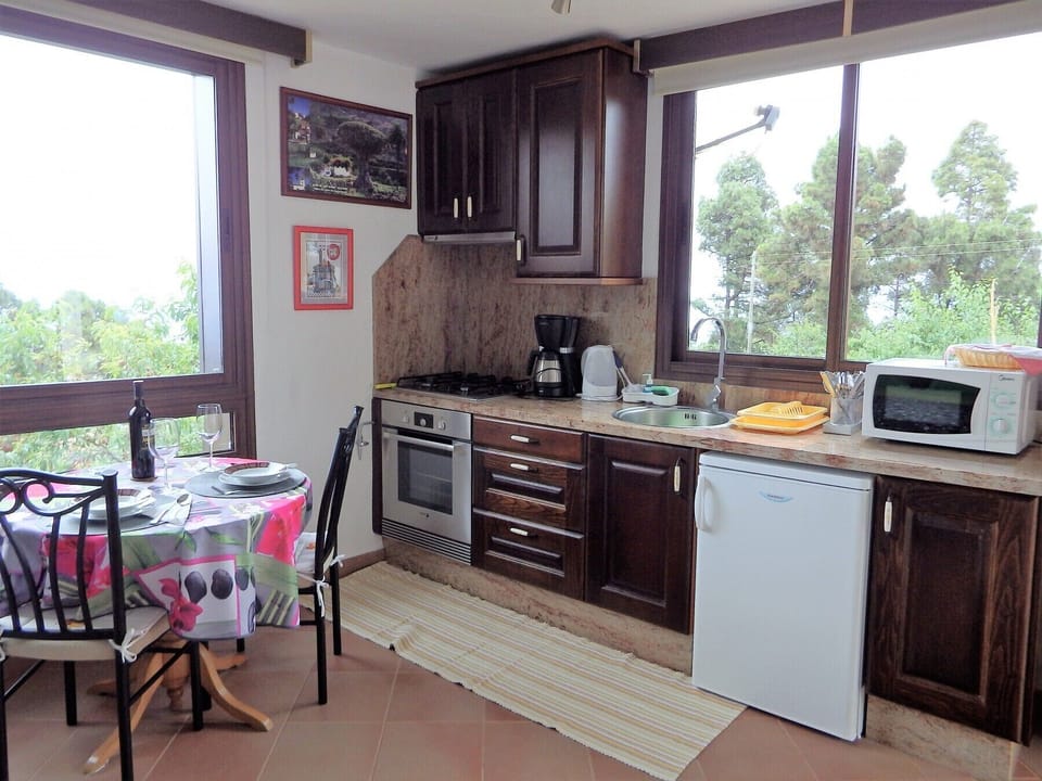 Dining and kitchen area