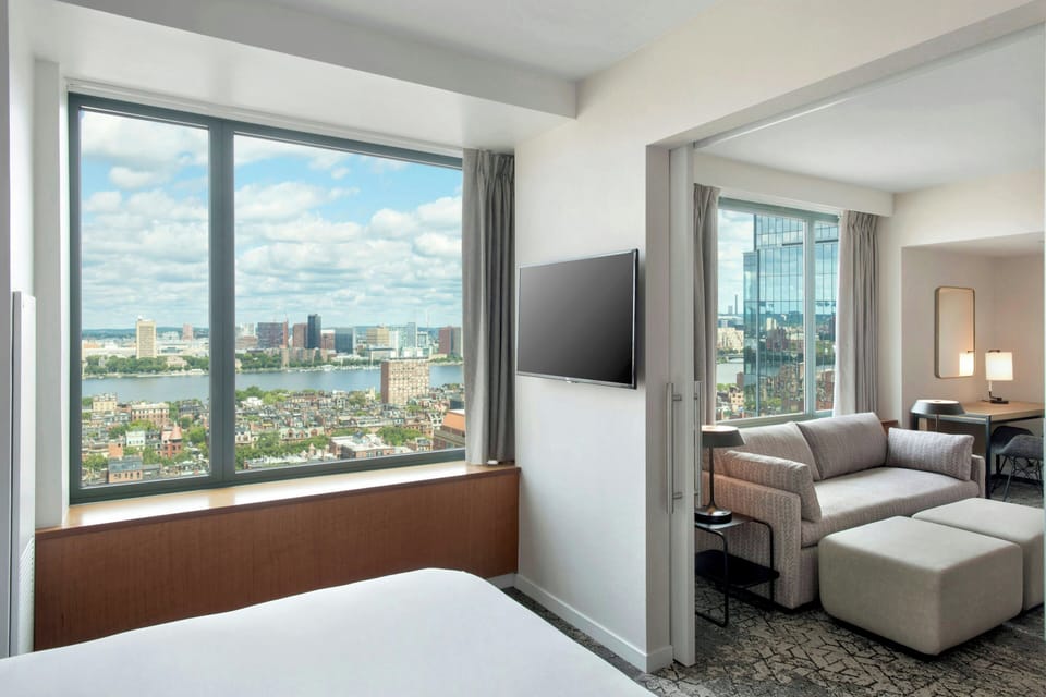 Premium bedding, pillowtop beds, in-room safe, desk