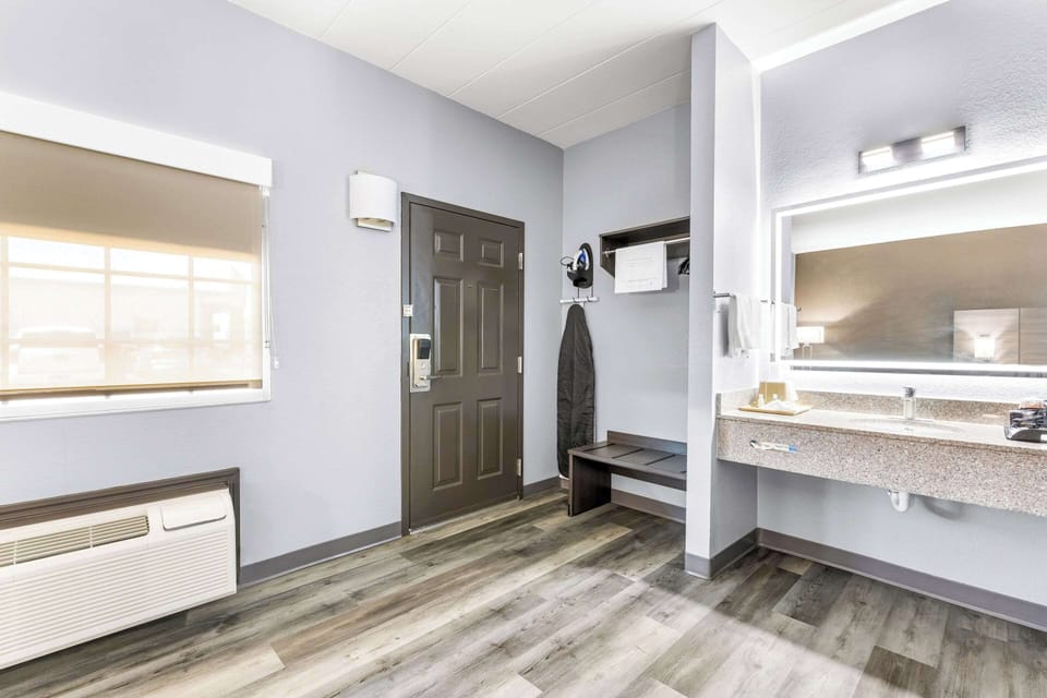 Standard Room, 1 King Bed, Non Smoking | Desk, iron/ironing board, WiFi (free), alarm clocks