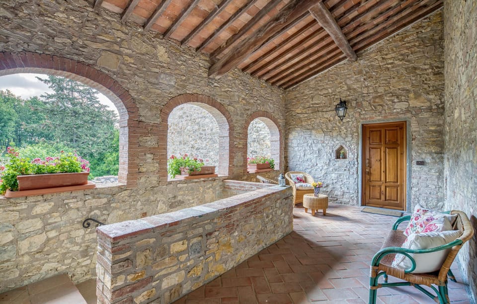 outside