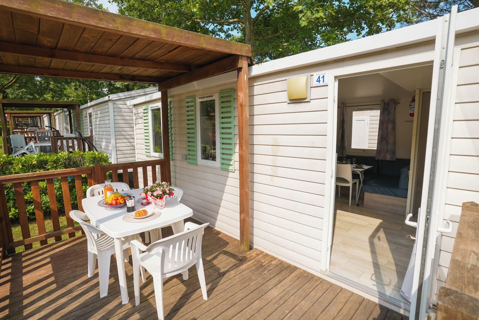 Premium Mobile Home, 3 Bedrooms, Terrace | Terrace/patio