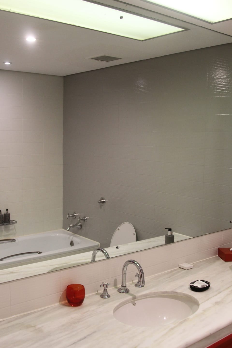 Hair dryer, towels