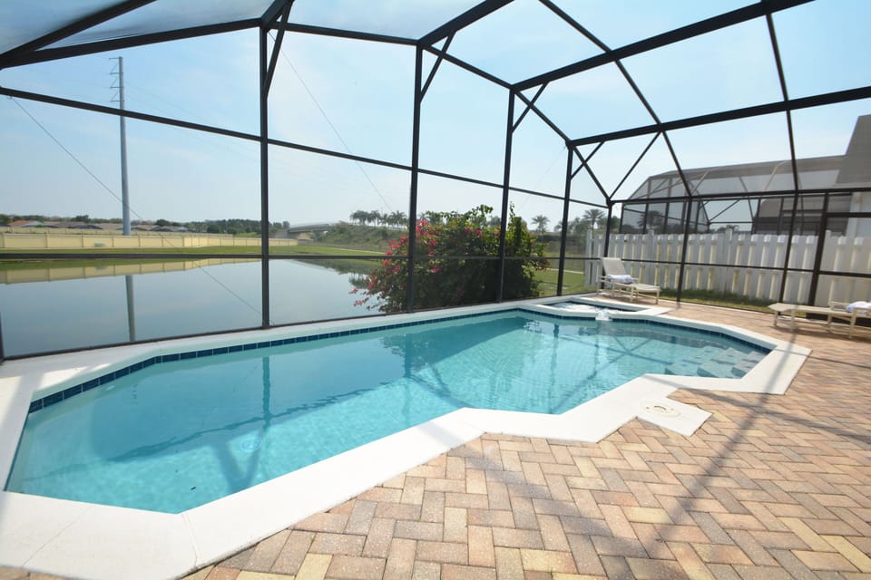 Pool area showing private pool and spa