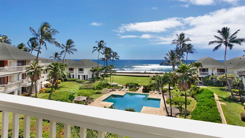 Poipu Kapili Resort #27 - Ocean View Penthouse Lanai View - Parrish Kauai