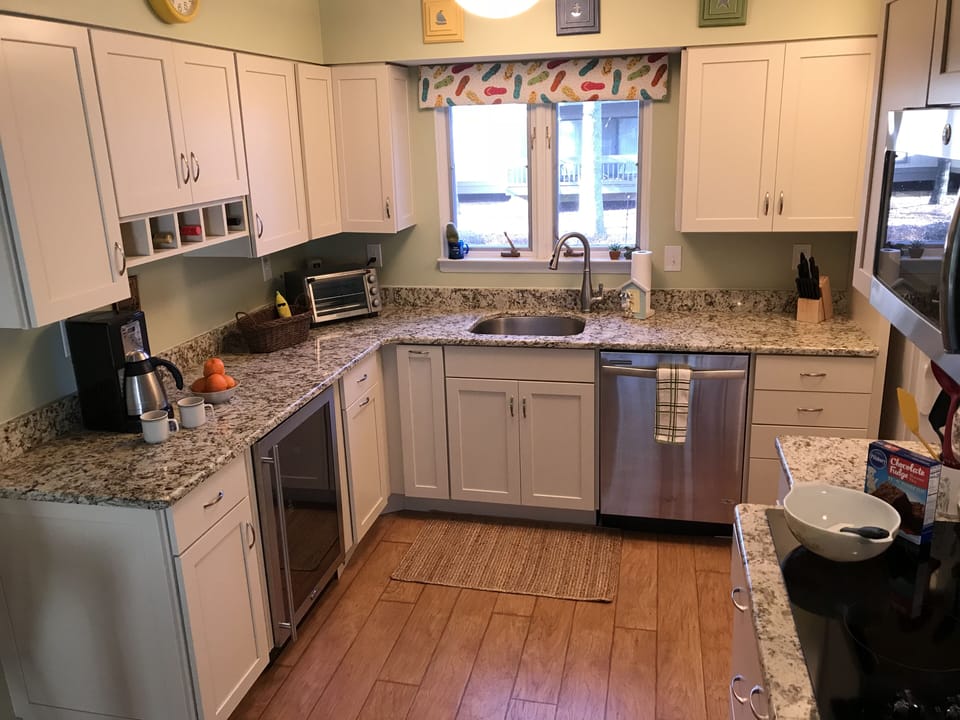 All new kitchen, granite counters, K-cup coffeemaker (not pictured)