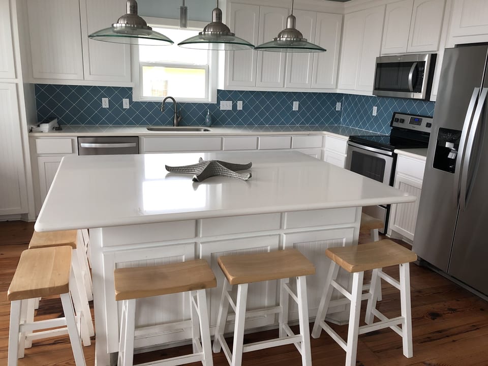 Updated to new stainless steel appliances March 2020. 