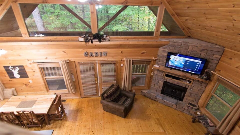View from up the stairs