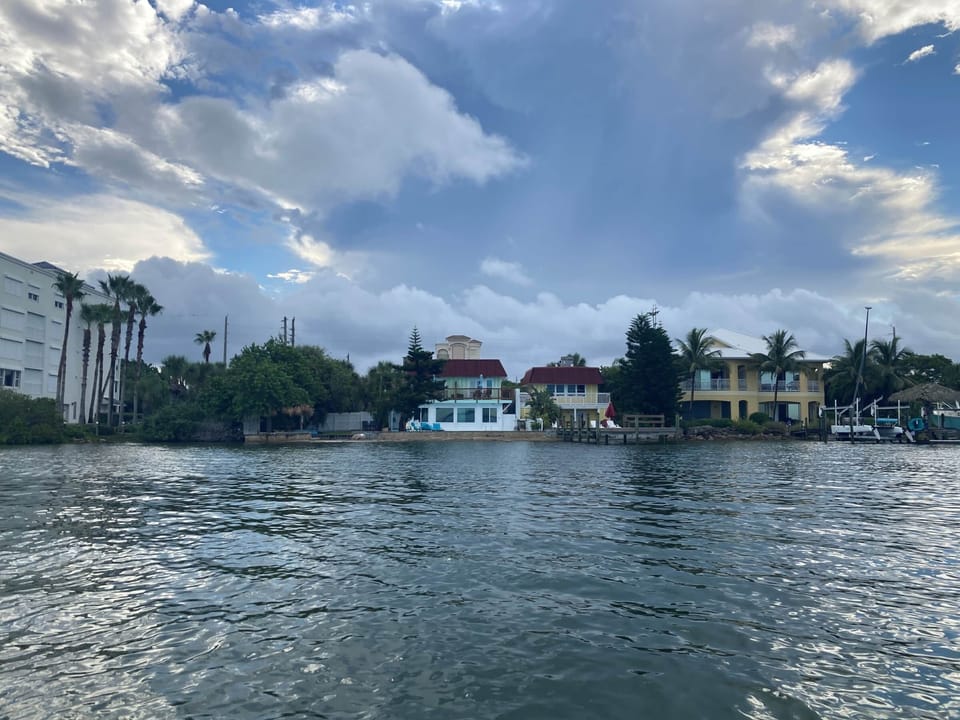 View of Dolphin Bay from the river