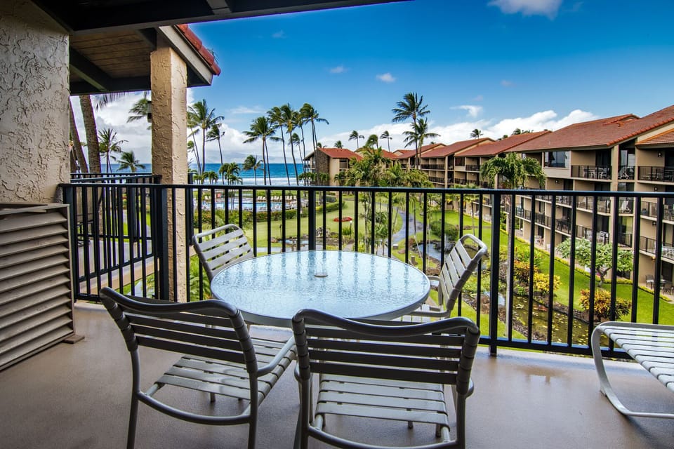 Enjoy morning coffee and sunsets from your condo